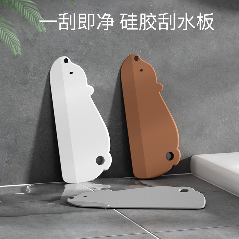 Countertop wiper glass wiper bathroom wiper can be hung bathroom mirror sink silicone wiper artifact