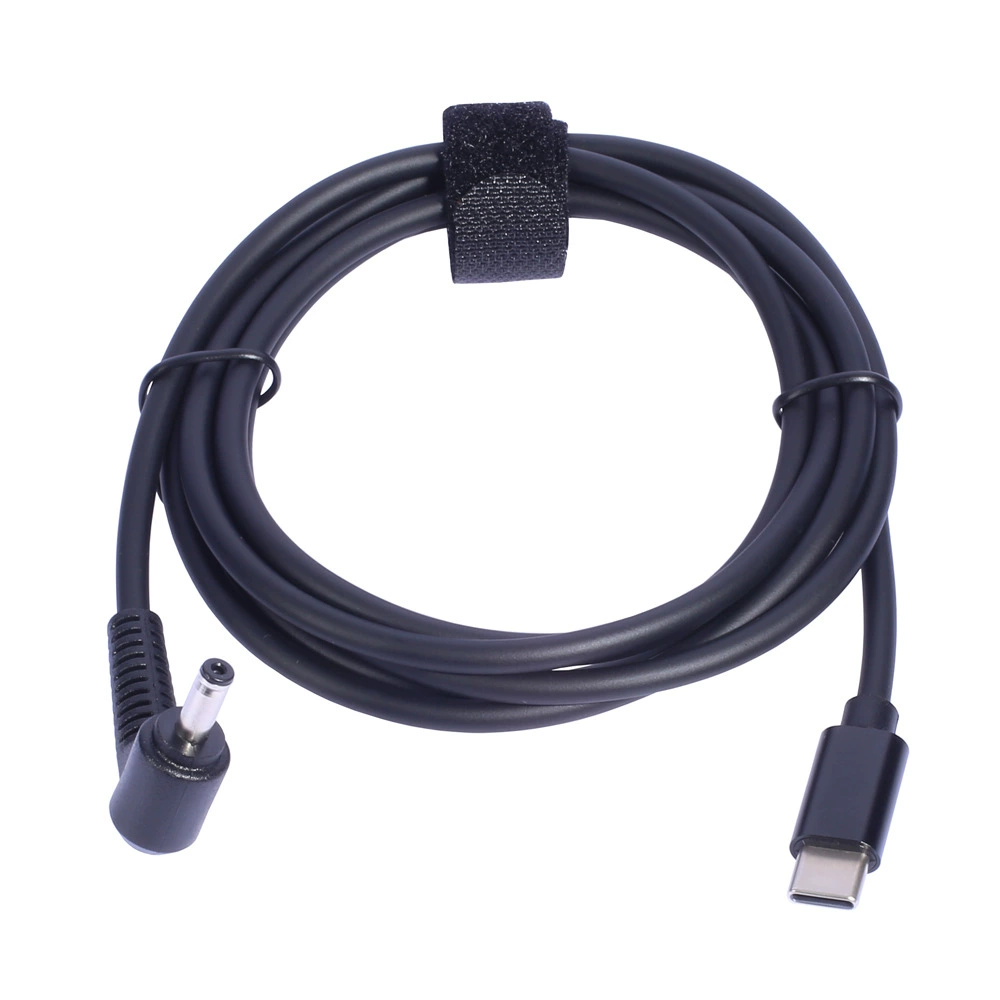 Cross-border five PD induction fast charging line Type-C to 5.5x2.5 is suitable
