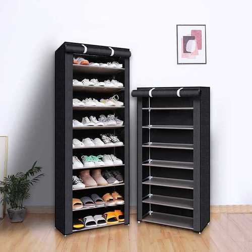 lmn Simple Steel Frame Multi-layer Assembled Dustproof Shoe Cabinet for Student Dorms and Homes Economical Shoe Cabinet