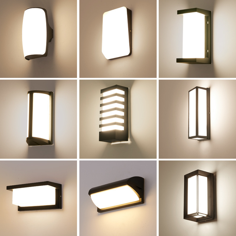 Plastic Outdoor Wall Lamp Led Simple Modern Waterproof Corridor Entrance Garden Balcony Terrace Outdoor Wall Garden Light Plastic Outdoor Wall Lamp Led Simple Modern Waterproof Corridor Entrance Garden Balcony Terrace Outdoor Wall Garden Light