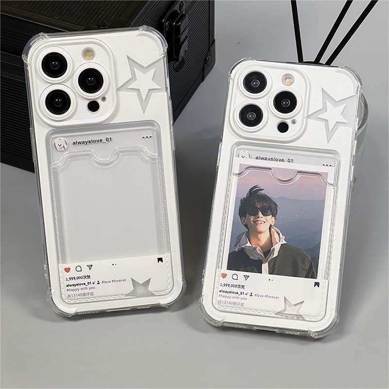 Star Photo Frame Suitable for Samsung S26Ultra Mobile Phone Protective Case Card Holder S24S23Fe/S25+ to Hold Photos A57 Star Photo Frame Suitable for Samsung S26Ultra Mobile Phone Protective Case Card Holder S24S23Fe/S25+ to Hold Photos A57