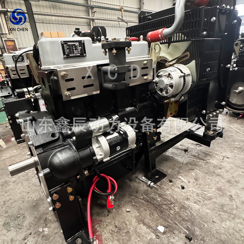 490 Four-Cylinder Engine with 12inch Mixed-Flow Pumps, Mobile Trailer-Type Drainage Pump, Large Flow Water Pump for Engineering Applications