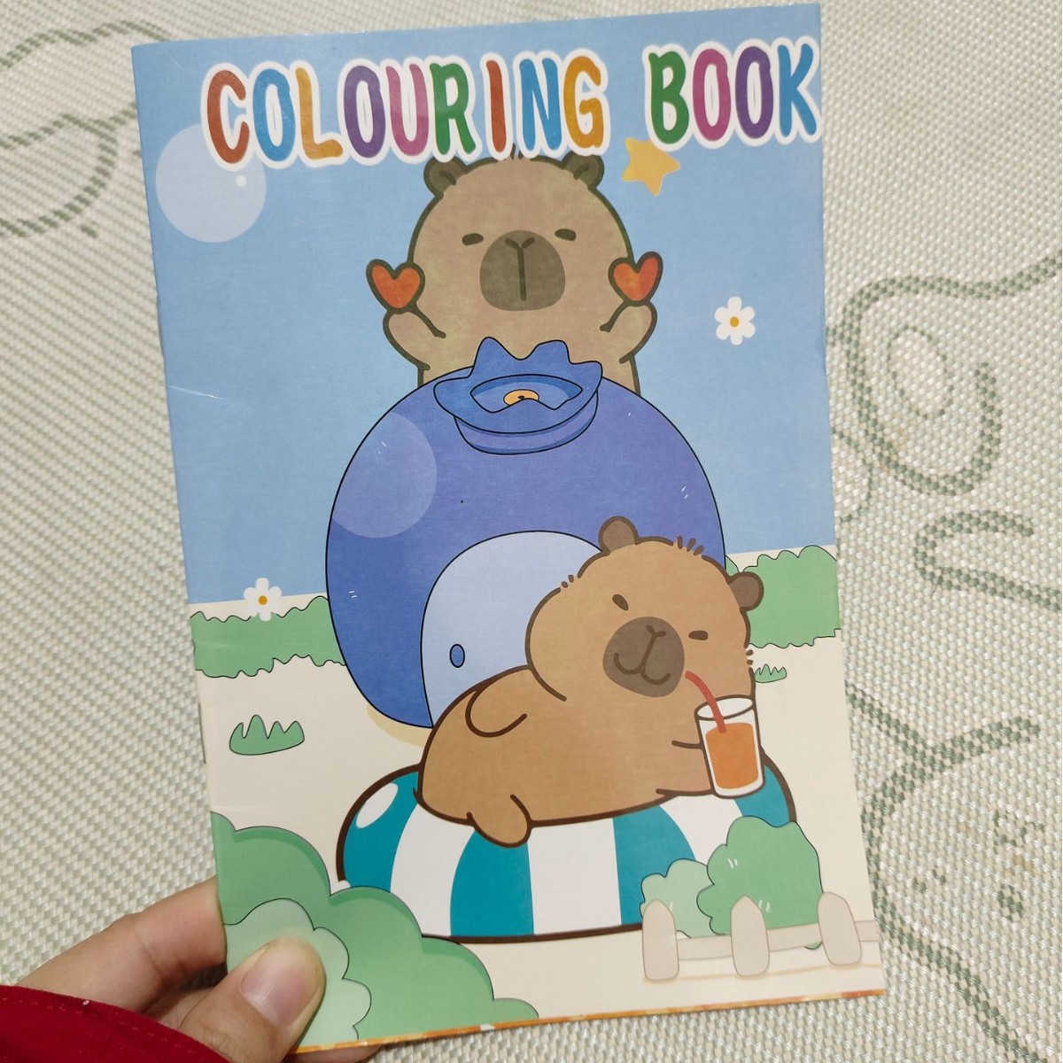 可爱填色本贴纸儿童涂鸦本A5宝宝描色本涂色蜡笔卡通画画本2-3-67