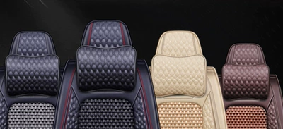 new seat cover four seasons universal, Universal seat cover - 1-headrest-the-whole-car-has-five-seats-breathable-ice-silk