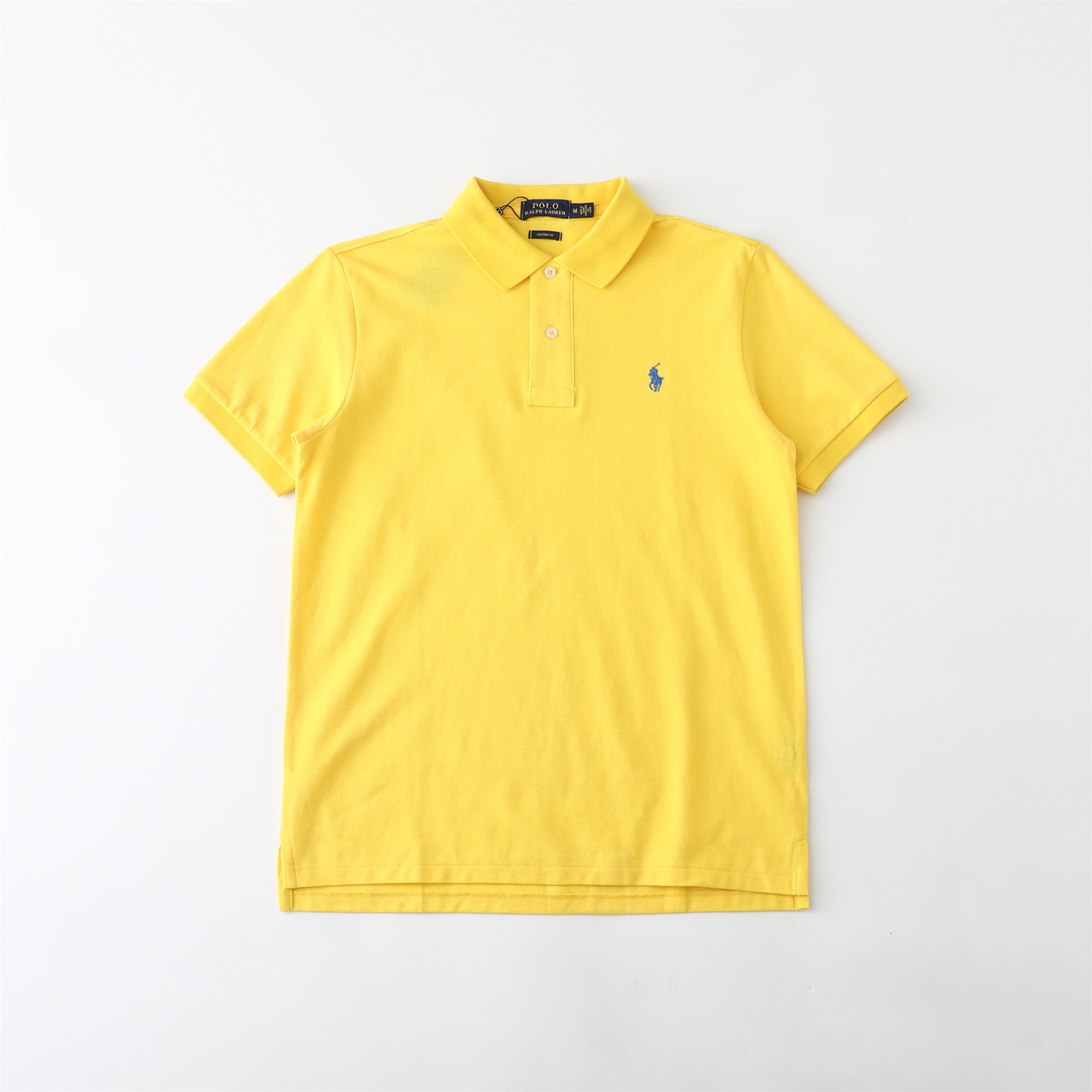 国境を越えた外国貿易供給ラフ RL 通勤カジュアル無地メンズ夏ポニーロゴ刺繍半袖ポロシャツ