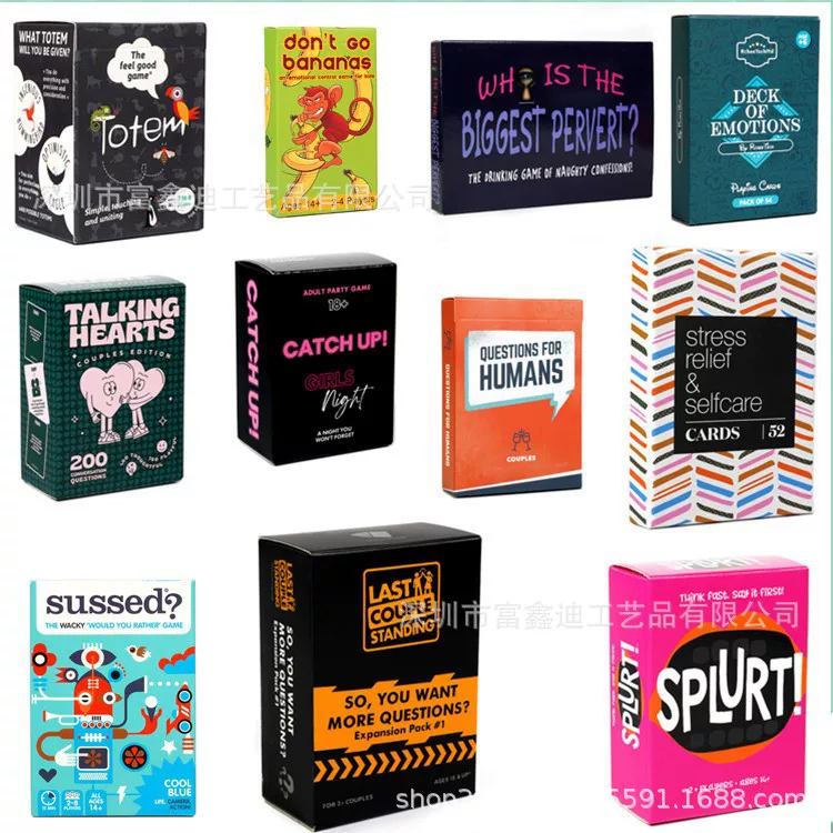 Карты для любимых взрослых, карточная игра, английский, настольная игра для вечеринки