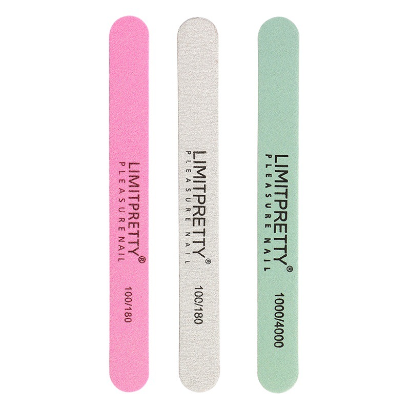 Esmerilado de uñas tira de arena manicura herramientas de uñas tira de molienda de doble cara lima de uñas tira de pulido tira de esponja tira de frotamiento