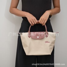 法国龙骧新款限定款托特包女包手提饺子包折叠轻便防水妈咪通勤女