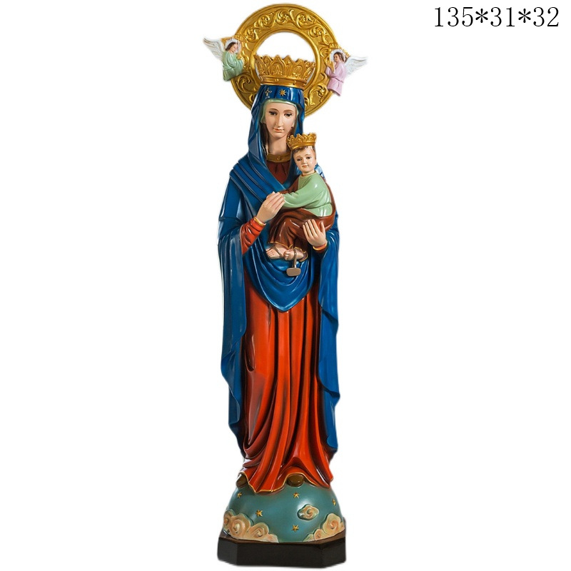 Posta gratuita 120cm decoración de estatuas de la familia de la decoración de regalos de la sala de estar