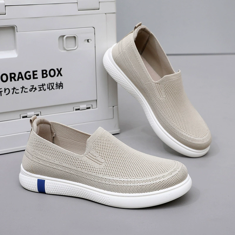 Lightweight breathable casual sports shoes, slip‑on summer mesh, sizes 39–44