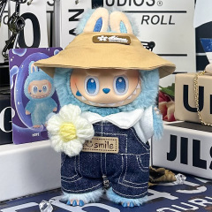 仅衣服适用一二三代拉布布labubu坐坐派对前方高能新春野娃衣服饰