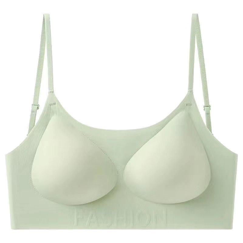 厚みのある5CMシームレスリキッドファンデーションインビジブルブラジャー女性用スパゲッティストラップ大きなU字型美背中小さな胸プッシュアップブラジャー|undefined