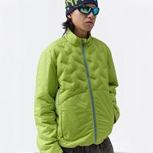 捷展严选|立领拼接户外运动羽绒服25冬季街潮轻薄羽绒夹克外套男