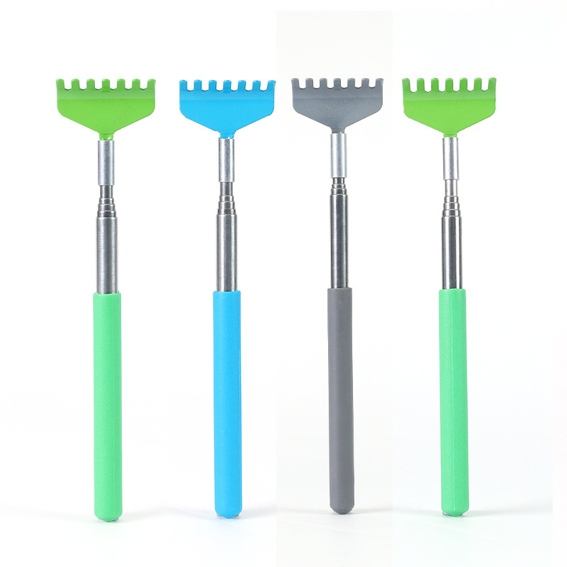 Metal retráctil cosquillas perro gato masaje limpieza cosquillas cepillo Palma forma PET limpieza suministros