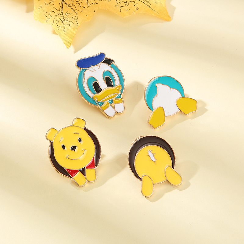 星黛露ブローチかわいいアニメバッジ玲ナベルミッキー金属アクセサリーカップルのかばんストラップ女