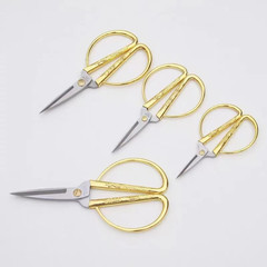 Wang Wukuan Stainless Steel Alloy Dragon and Phoenix Handmade Home Wedding Celebration Ribbon Cutting Pointed Scissors