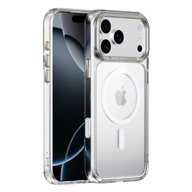 iPhone17air手机壳金属摄像框透明磁吸壳适用苹果17pro手机保护套|undefined