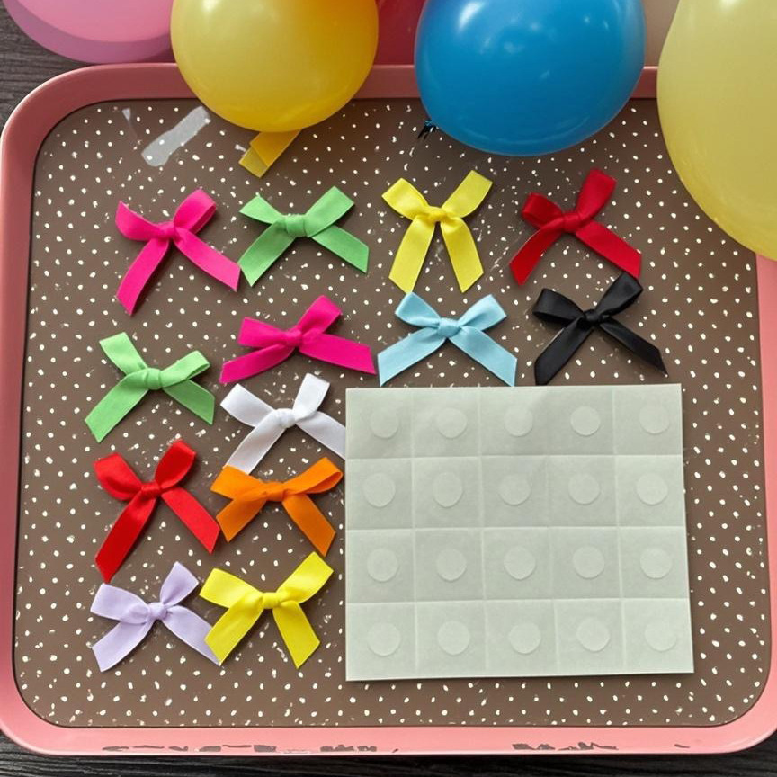 Spot decoración de cumpleaños tela de bricolaje arco pegamento adornado pastel decoración globo postre horneado decoración fiesta