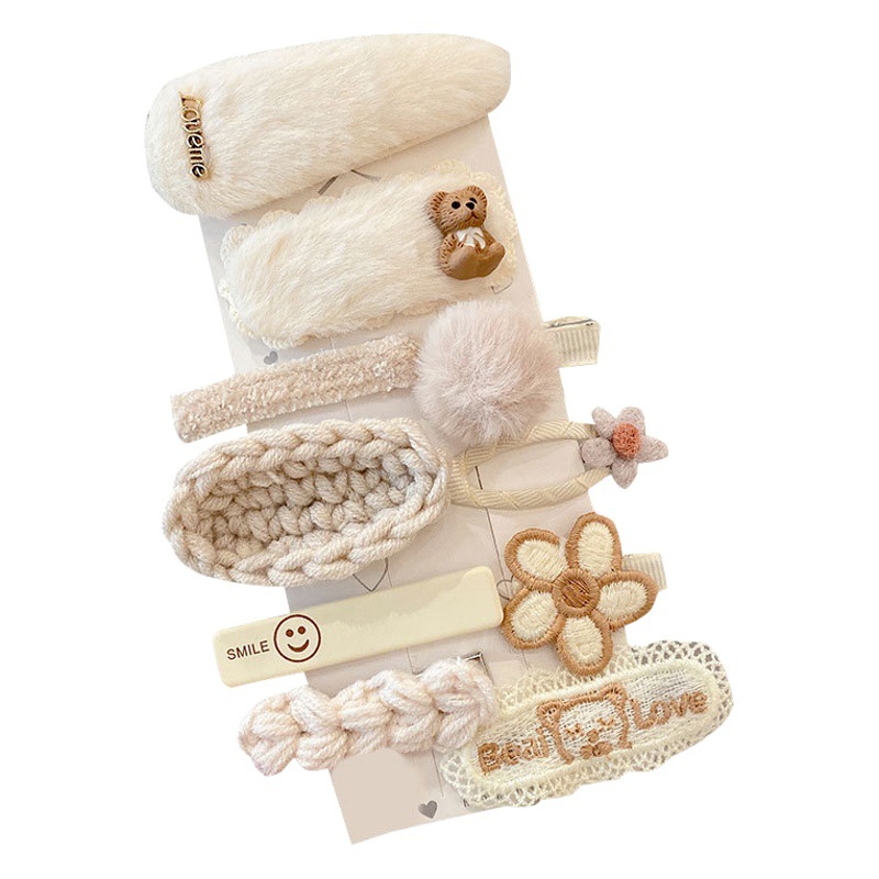 Lindo Bangs lado clip de pelo roto accesorios para el cabello de los niños clip de sudor Borde de dibujos animados horquilla bebé horquilla tocado hembra