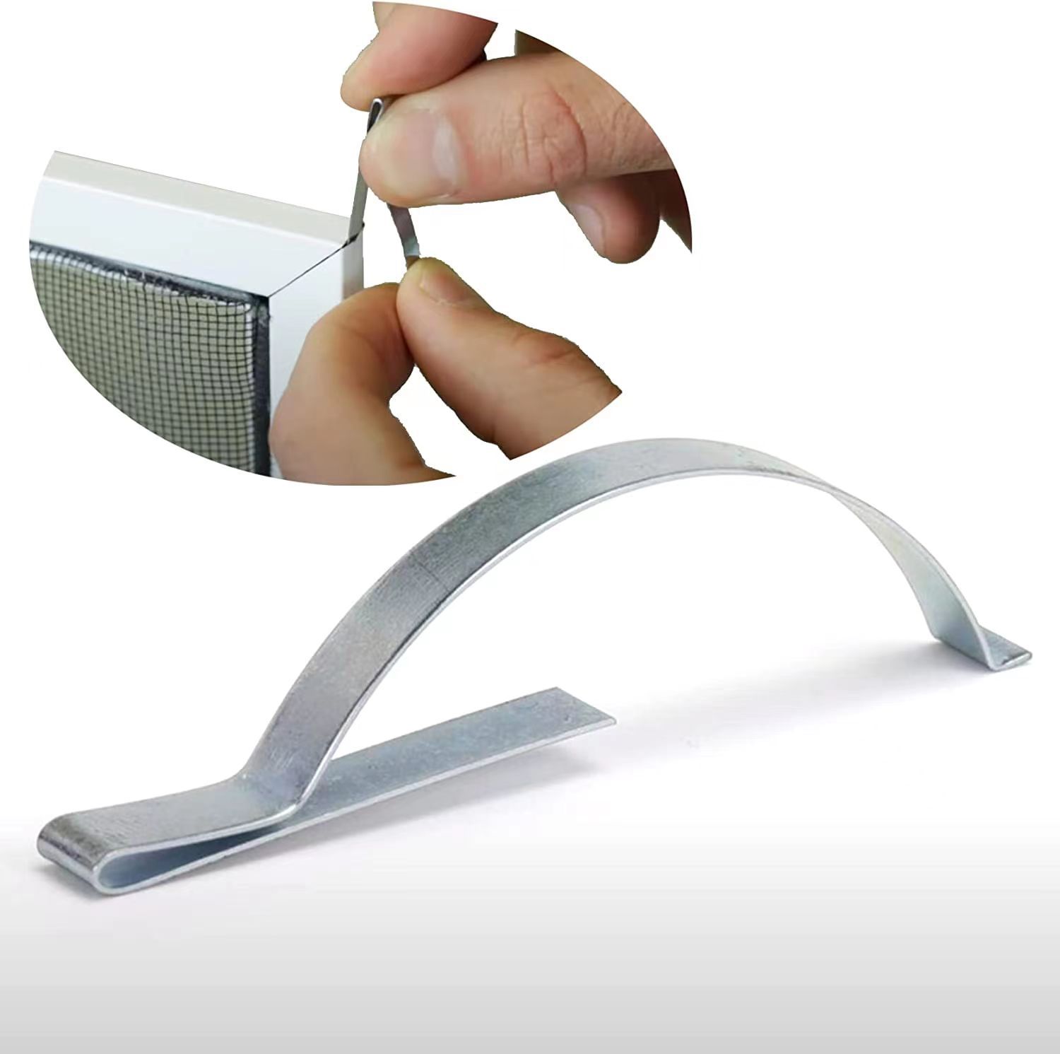 跨境热销不锈钢纱窗夹片弹片锰钢弹簧片不锈钢厂家现货批发机械