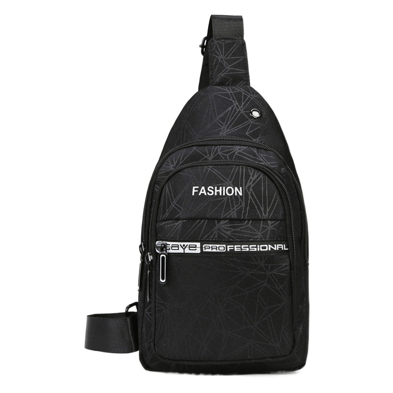 Bolso de pecho de los hombres 2022 nuevo estilo coreano casual Oxford tela de moda deportes bolsa pequeña bolsa de mensajero del hombro mochila de lona