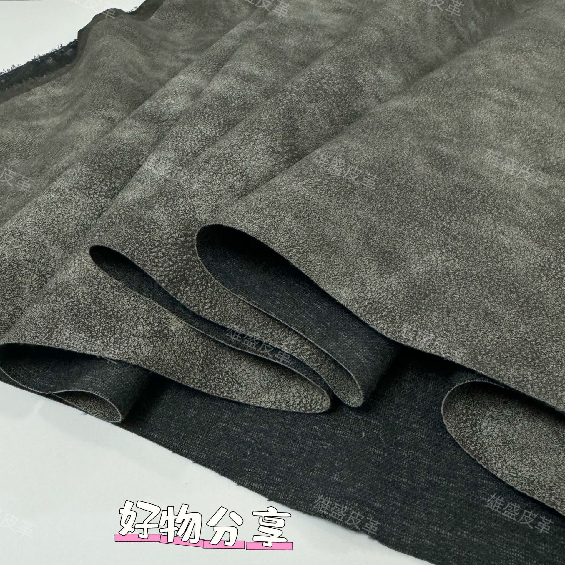 服装人造皮革经典复古风做旧PU革TC底布女装皮料箱包哑光皮纹沙发