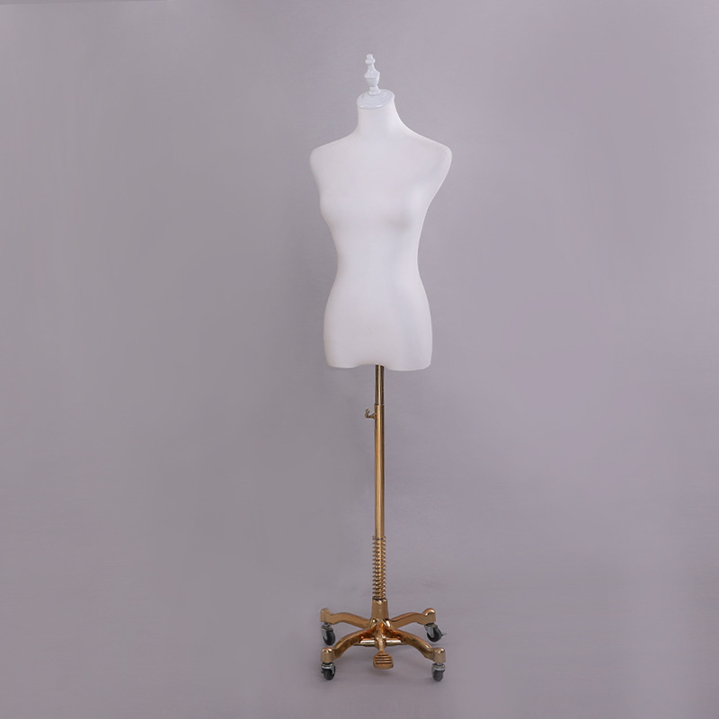 Modelo de tienda de ropa estante leche seda hembra medio cuerpo maniquí mesa modelo de cabeza pantalla estante ventana vestido de novia modelo accesorios femenino image 15