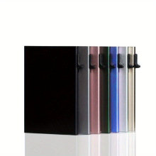 侧推金属卡铝合金防磁防盗刷一键出卡名片夹RFID信用卡银行卡包