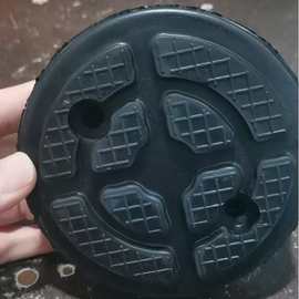 两柱举升机胶垫配件? 汽车升降机圆橡胶垫举升机脚垫配件4个1套