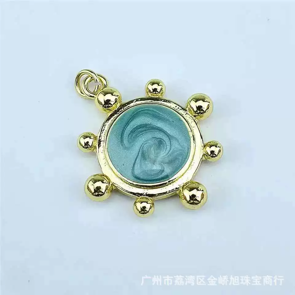 (Cross-border trading), necklace solar-powered, pendant, jewelry handmade, DIY