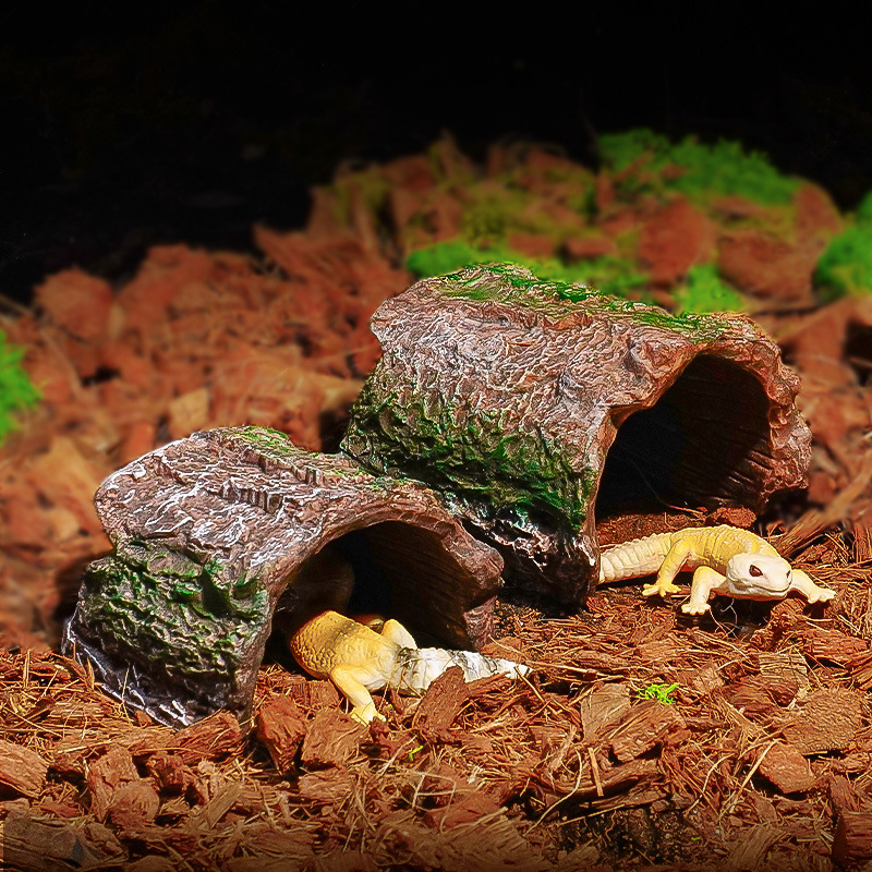 Araña Escorpión Shougong Lagarto Tortuga Árbol Cueva Nido Casa de refugio Cueva Reptil Caja de cría Escenario