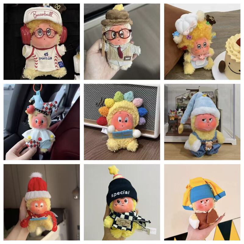 Only Doll Clothes/123 Star People Clothes Plush Doll Accessories Doll Clothes Colorful Sunflower Headgear Cute and Adorable