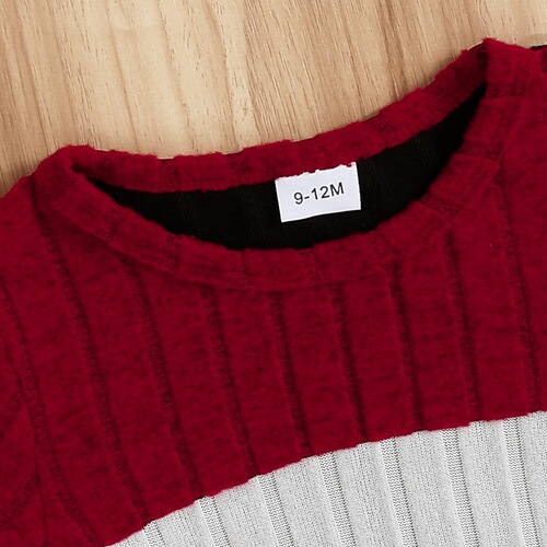 Cross-border autumn and winter boys 'sweaters set splicing color contrast warm long-sleeved sweaters casual sports two-piece set wholesale