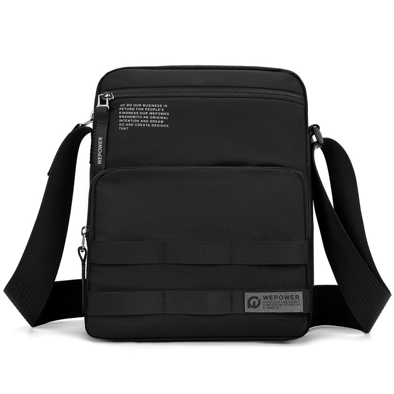 WEPOWER nuevo estilo de moda para hombres bolso de hombro de negocios anti-derramamiento bolso simple y ligero al aire libre mochila