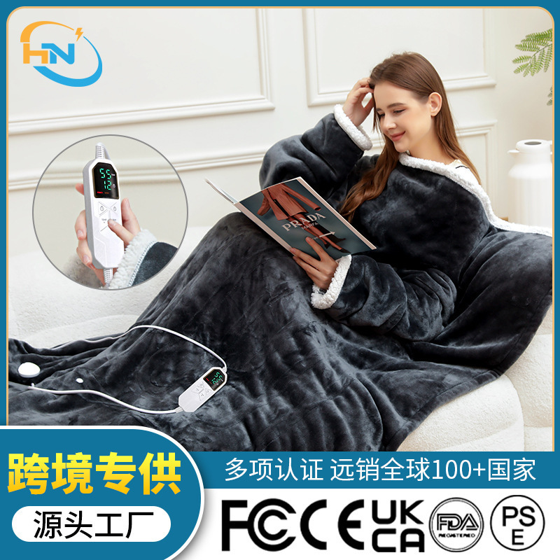 国境を越えた特別な家庭用一人用自動電源オフ加熱パッド加熱ブランケットホットモデルスマート恒温電気毛布ヨーロッパスタイル|undefined