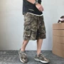 迷彩美式宽松口袋裤子
