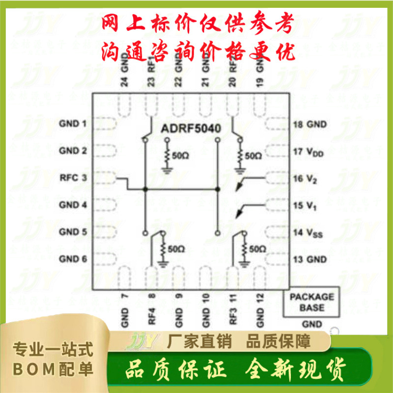 原厂供应ADRF5040BCPZ-R7 LFCSP24射频微波贴片全新原装正品现货