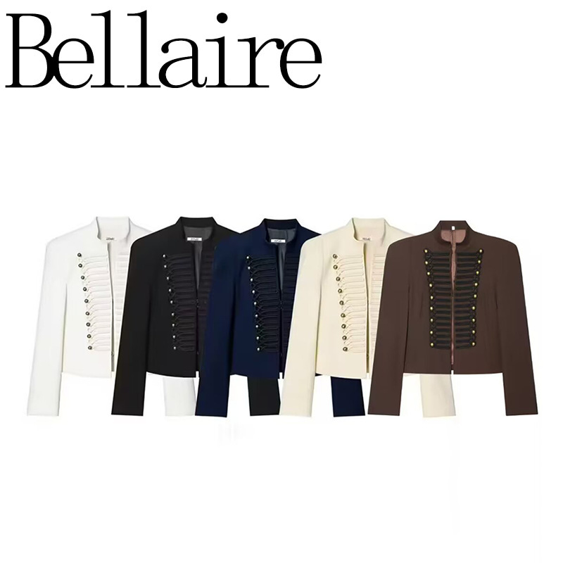 Za Foreign Trade Wholesale European and American Style French Women's Fashion Versatile Slim-Fit Blazer with Shoulder Pads 4840798
