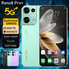 跨境手机批发厂家 Reno8 Pro+真4G 7.3寸1300万像素 2+16 安卓8.1