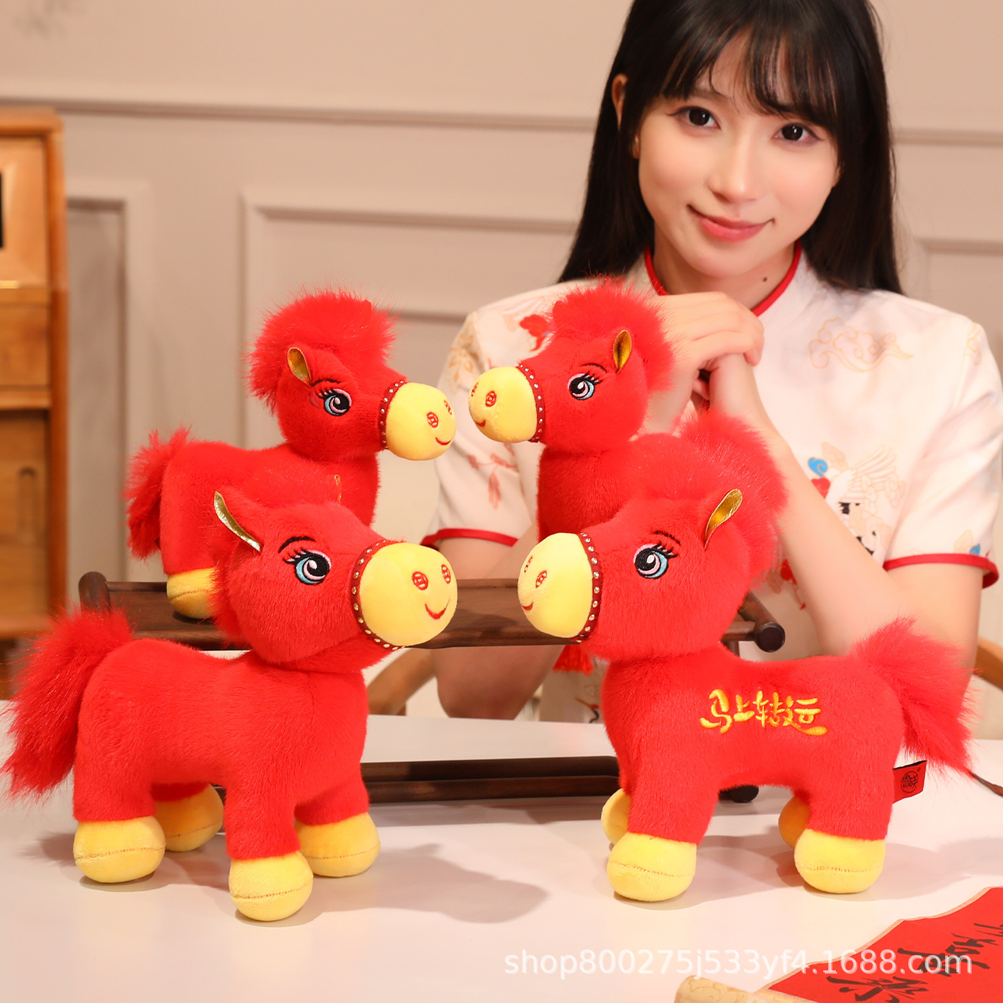 2026年马年吉祥物毛绒玩具马年玩偶布娃娃公司开门红年会活动礼品