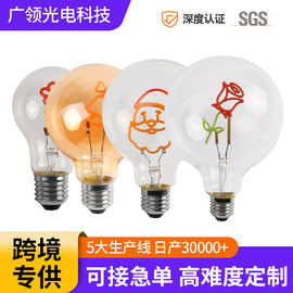 e27/e26螺口灯泡 酒店酒吧氛围灯泡创意装饰艺术异型灯丝灯泡厂家