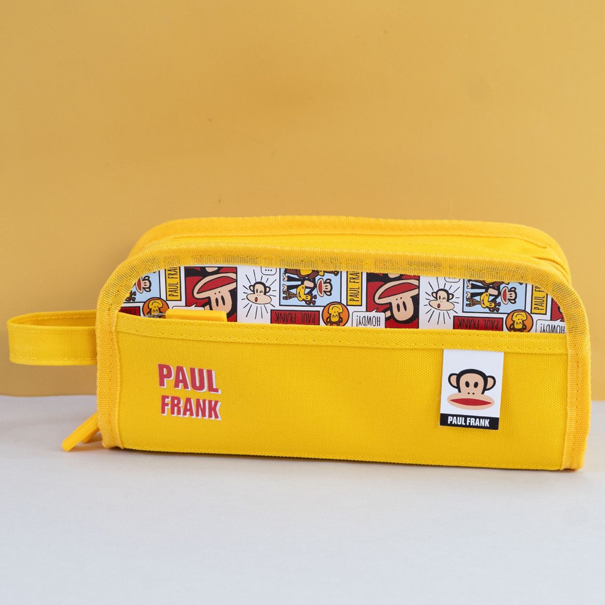 Bigmouth Monkey PC004 gran capacidad multicapa multifuncional bolsas de bolígrafo para estudiantes de primaria bolsas de papel