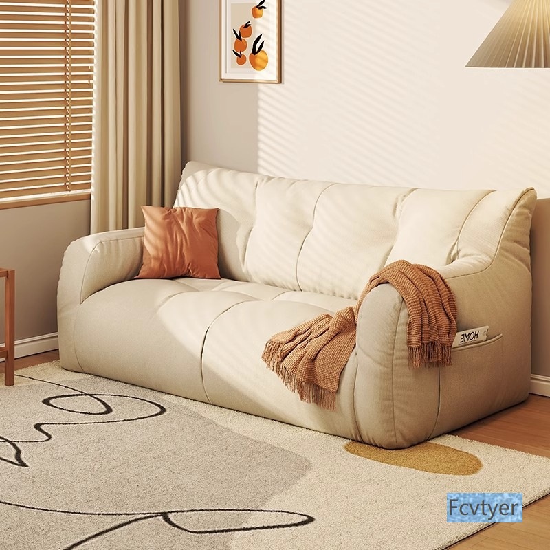 Fabric Sofa for Small Apartments, Rental Rooms, Lazy Sofa for Two People, Living Room Tatami for Three People