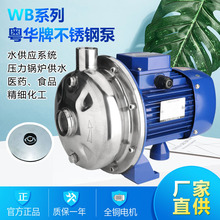 粤华水泵WB50/025-P微型不锈钢离心泵家用自来水增压泵批发