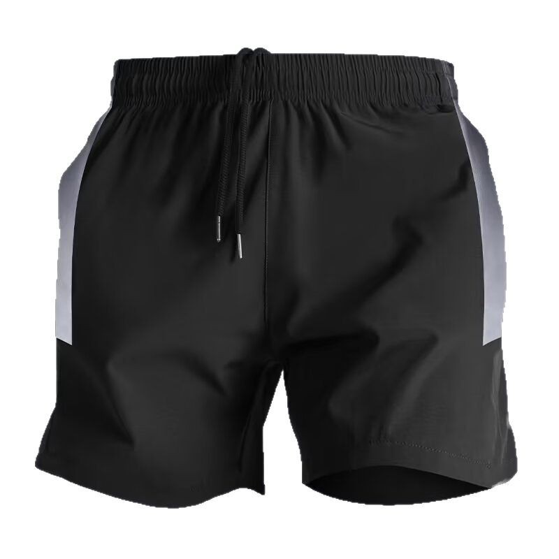 Pantalones cortos deportivos, seda de hielo para hombre, secado rápido, estilo fino de verano, pantalones sueltos casuales de cinco puntos, pantalones de entrenamiento para correr