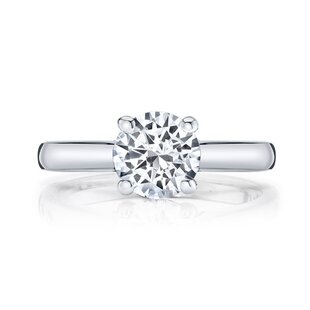 1 karat PT950 Platinum Laboratory Breeding Diamond Female Wedding Ring Diamond Ring IGI Certificate Round Bare Diamond Wedding Ring