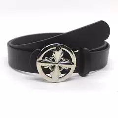 New Vintage Crowe Snap Buckle Belt Hollow Vine Punk Couple Fashion All-match Women's Belt Internet Celebrity Same Style