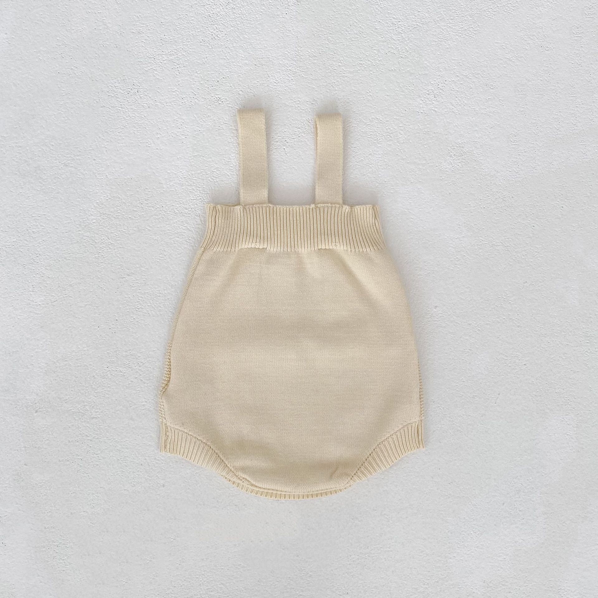 Infant Women's Sweater Hand-hook Bubble Ball Knitted Romper And Coat Two-piece Set