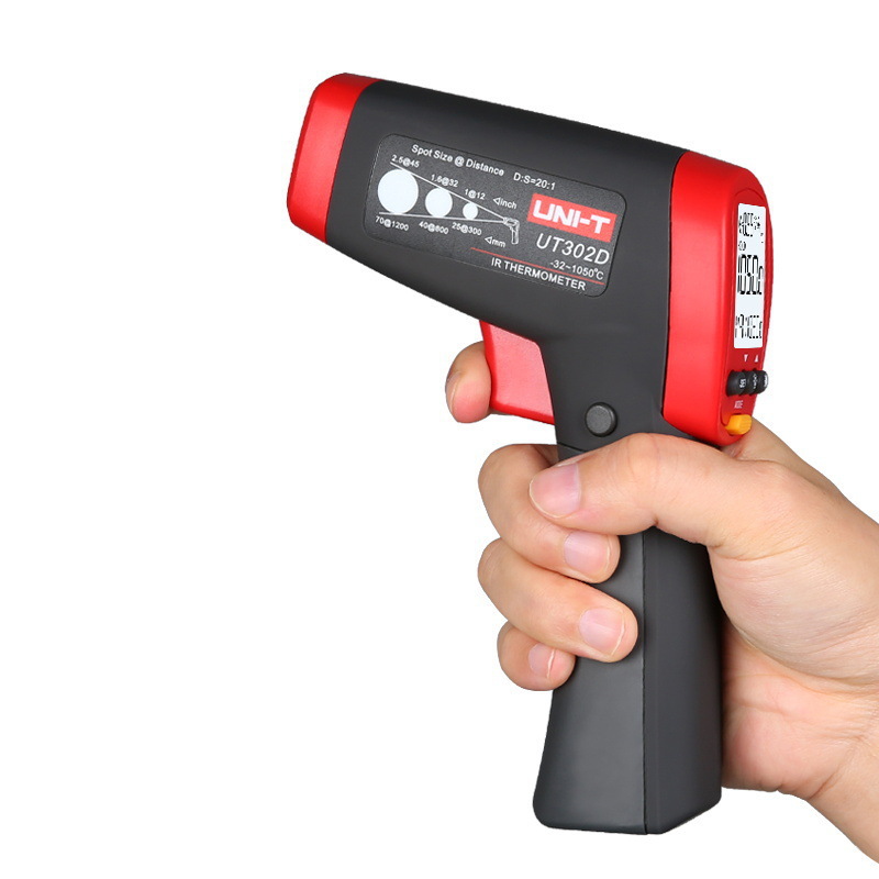 优利德UT302A/UT302C/UT302D红外测温仪工业高精度高温电子测温枪