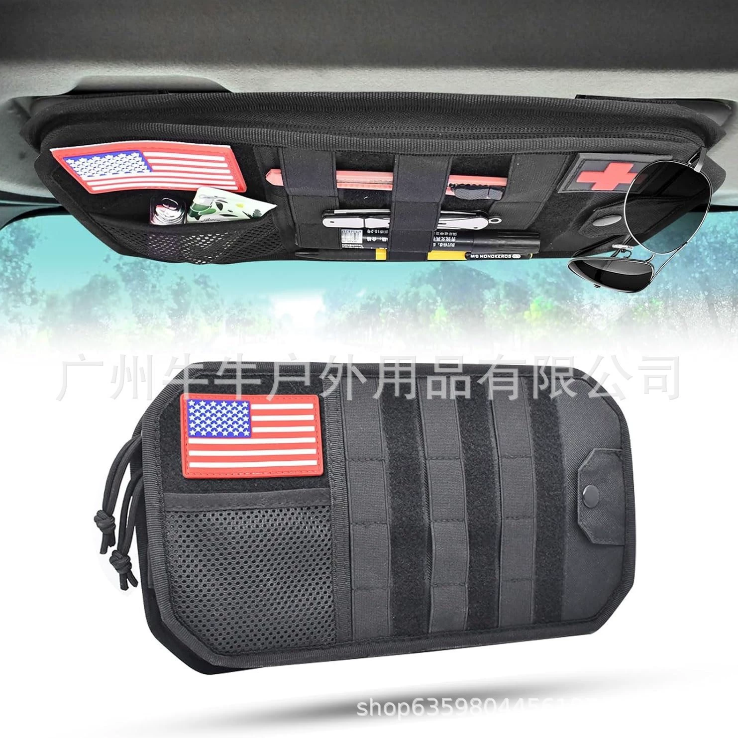 Популярный кросс-бордерный автомобильный солнцезащитный козырек с индивидуальным дизайном, зажим для хранения, декоративный держатель для купюр, зажим для очков, футляр для солнцезащитных очков